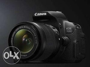 Canon 700d rent only  nd  cl six