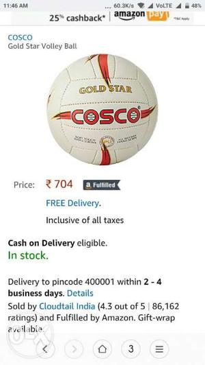 Cosco volley ball whole sale price