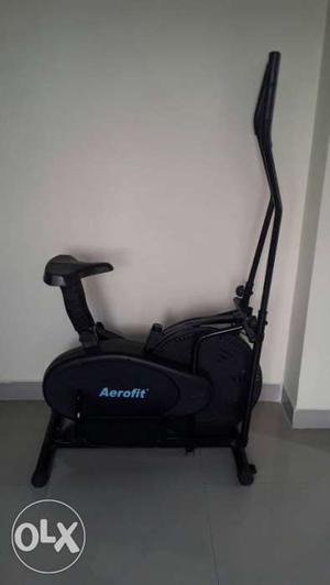 Digital Black Aerofit Elliptical Bike Trainer