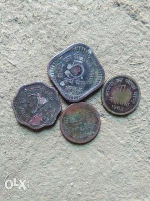 Four Black Commemorative Coins