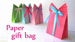 Four Paper Gift Bags
