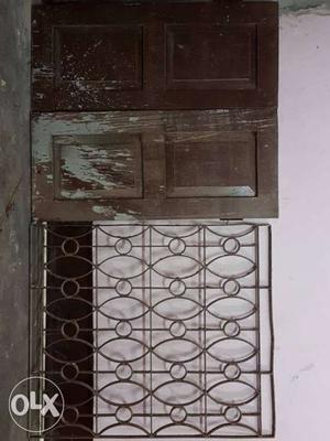 Fresh Wooden window palla with grill