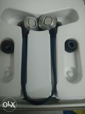Gray And Black Earbuds
