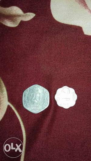 Gray And Silver Coins