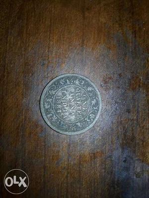 It's 134 years old coin of Queen Victoria