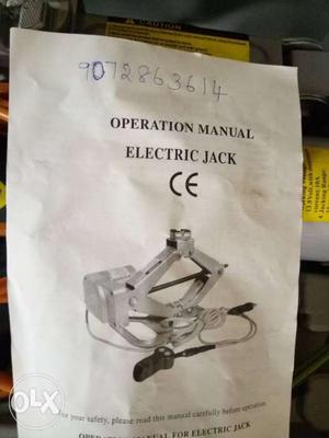 Manual Electric Jack Book