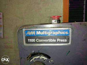 Multigraphics  Offset machine  size in full