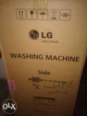New LG washing machine