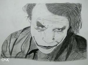 Pencil Sketch of Heath Ledger as "The Joker"