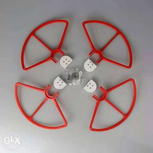 Red Quadcopter Parts