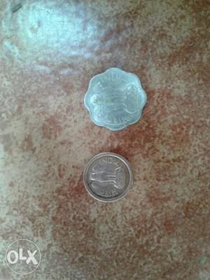 Two Silver Collectible Coins