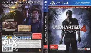 Uncharted 4 in good condition for PS4