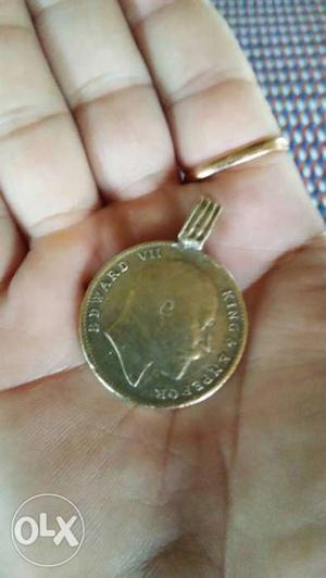 Very old gold coin 113year for sale /-