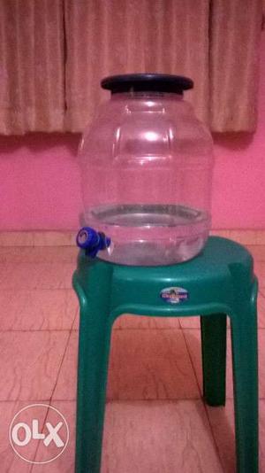 Water jar with tap for holding bisleri