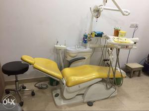 White And Yellow Dentistry Equipment