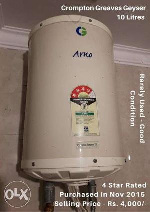 White Arno Water Heater