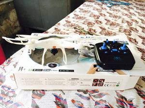 White Quadcopter Drone With Box