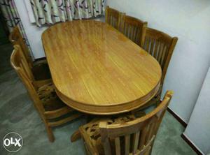6 seater wooden Dinning table