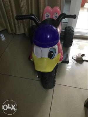 Battery operated kids bike with new battery