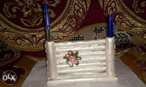 Beautiful handcrafted pen holder and decorative