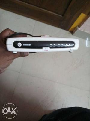 Black And White WiFi Router