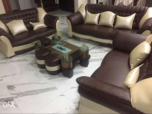 Brand new 7 seater sofa set with center table for
