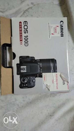 Canon EOS 100D DSLR Camera Box