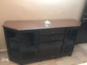Crockery unit available with good space at