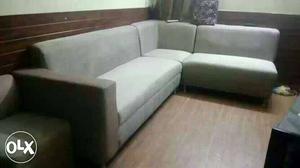 Gently used 6 seated sofa with one setty (
