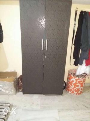 Grey Two Door Cabinet