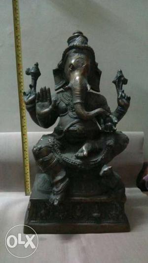 Idol ganesh g, 15=kg,copper, brsss, zinc.