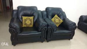 Leatherette Sofa 3+1+1