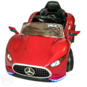Red Mercedes-Benz Ride-on Toy Car