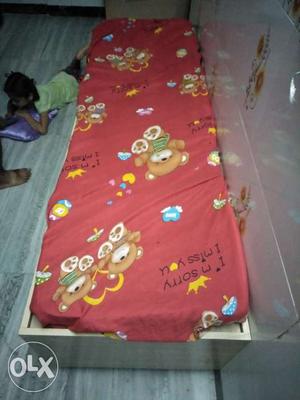 Single bed with mattress urgent sale lot of space
