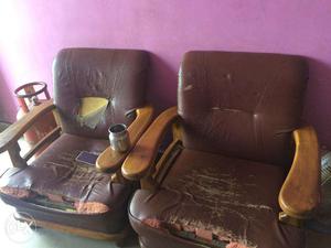 Teakwook Sofa set for sale - Repair needed