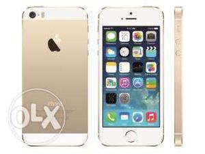 Urgent sale iphone 5s 16gb gold colur with box