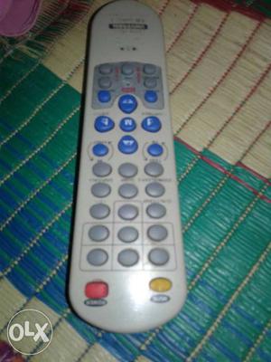 White Universal Television Remote Control