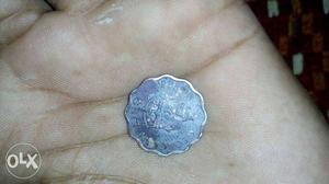 1 Anna indian coin of  of George vi king