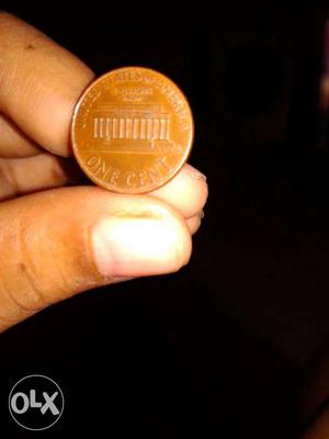 1 Cent Round Copper Coin