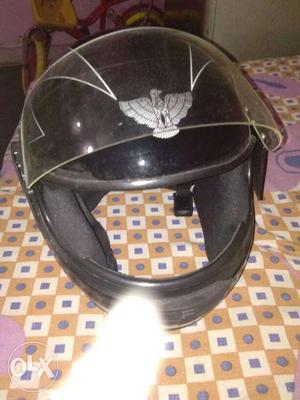 Black And Gray Full Face Motorcycle Helmet New condition