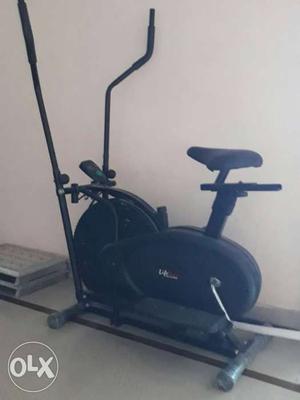 Black Elliptical Trainer