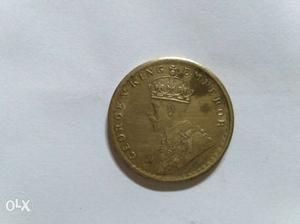 George 5 featured 1rupee coin 