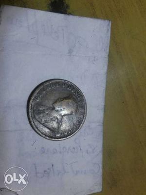 George V King Emperor  India Very Old Coin
