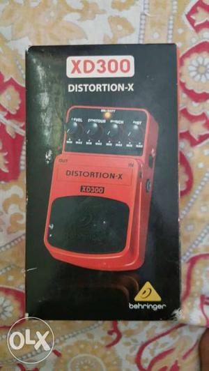 Guitar Effects Pedal Behringer Distortion X