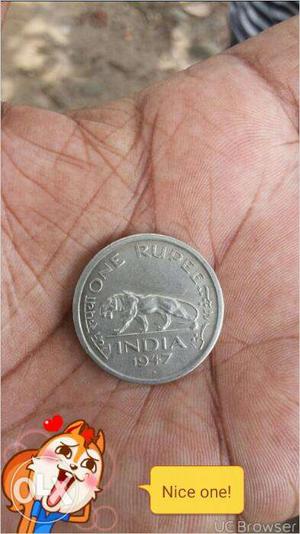 Last coin of British india
