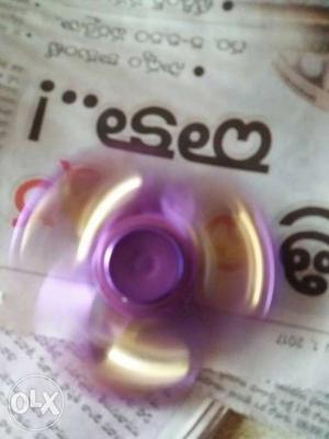 Purple And Gold Hand Spinner