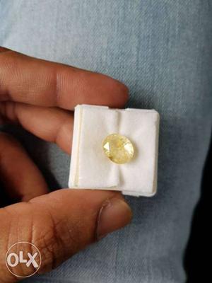 Yellow sapphire or peela pukhraj