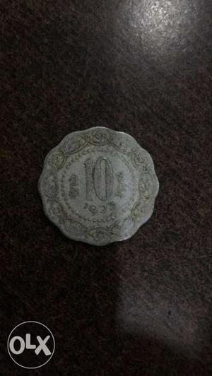  made 10 paise coin...unique collection