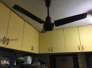 Black 3-blade Ceiling Fan