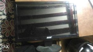 Black ACER Flat-screen Monitor